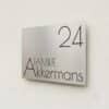 Naambord RVS 30 x 20